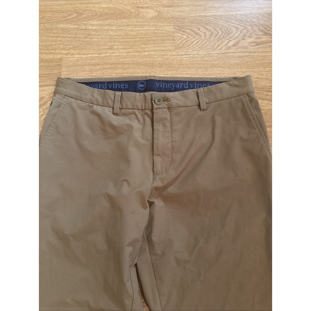 Vineyard Vines On The Go Pants Men's Brown 34x30 (Act 34x27) Performance Stretch - Picture 2 of 8